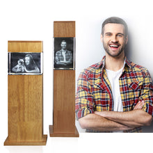 Laden Sie das Bild in den Galerie-Viewer, TierLiebe - 3D Kristall Erinnerung - Leuchtstele