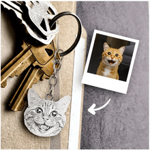 Laden Sie das Bild in den Galerie-Viewer, Individueller Haustier Schlüsselanhänger - Echtem Sterling Silber